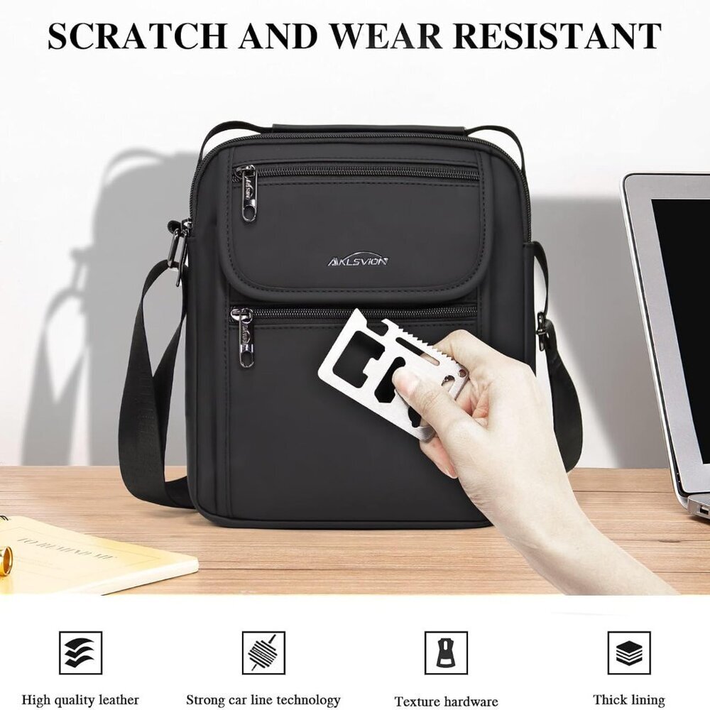 Adjustable Strap Messenger Bag Multi-Functional W… - image 5